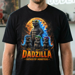 Father Of Monsters 2D Shirt - Unisex - Personalized Gifts For Dad 03TYTA250526 GRER2005