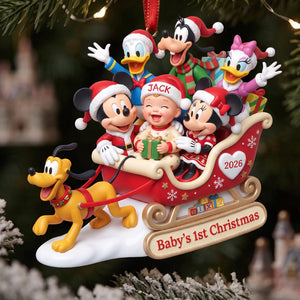 Little One & The Holiday Crew Ornament - Personalized Gift For Kids 03TYTA161026