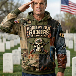 Military Skull Hoodie – Personalized Gifts For Veteran 05naqn230126