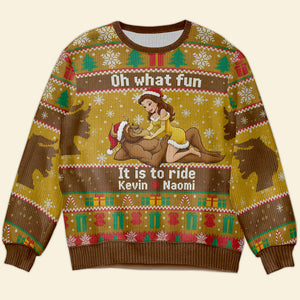 Funny Couple Christmas Ugly Sweater - Personalized Gifts For Couple 01KIDT270925
