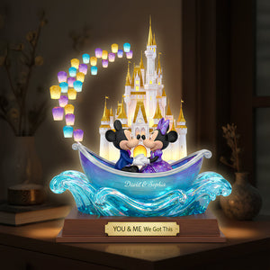 Romantic Castle Light Box Personalized Gifts For Couple 06OHDT271125