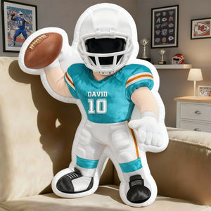 Sport Player Custom Shape Pillow  - Personalized Gifts 03hulu121225