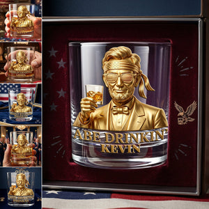 Great Man Drinking Glass - Personalized Gifts For Patriots 01huta280526