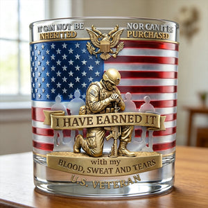 I've Earned It Decanter Set - Personalized Gifts For Veterans 01patn280226