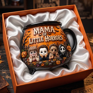 Mama’s Creepy Crew Cauldron Mug - Personalized Halloween Gifts 02tylu200826