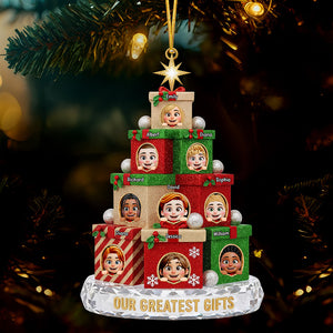 Our Greatest Gifts Christmas Ornament – Personalized Gifts for Grandparents 01qhqn061025-Homacus