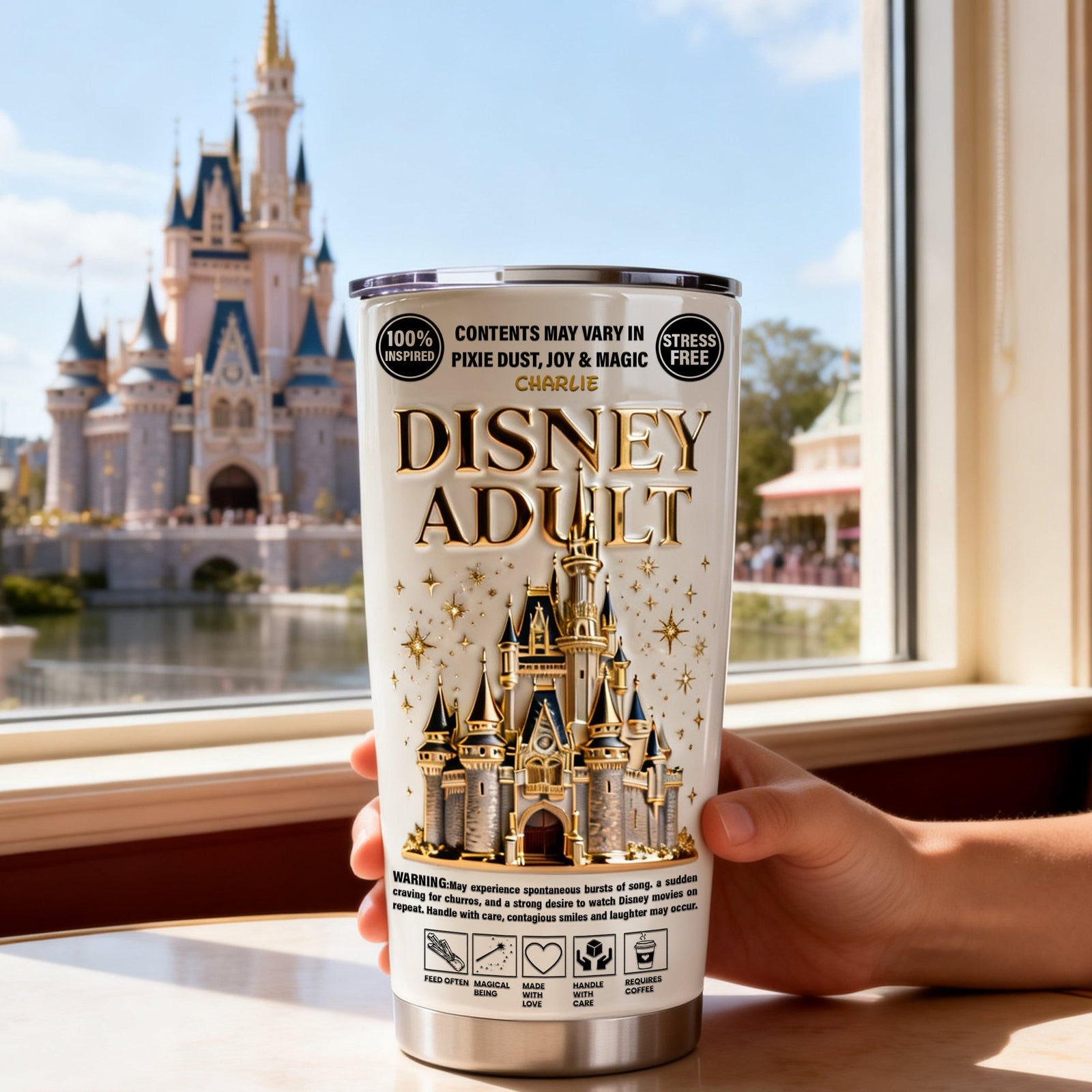 Fairytale Castle Tumbler - Personalized Gifts For Magic Lovers 01nalu271225