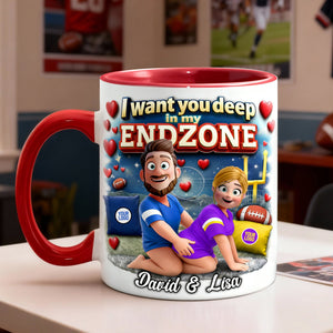 Playful Athletic Couple Mug – Personalized Gift For Sporty Couples 03HULU120126