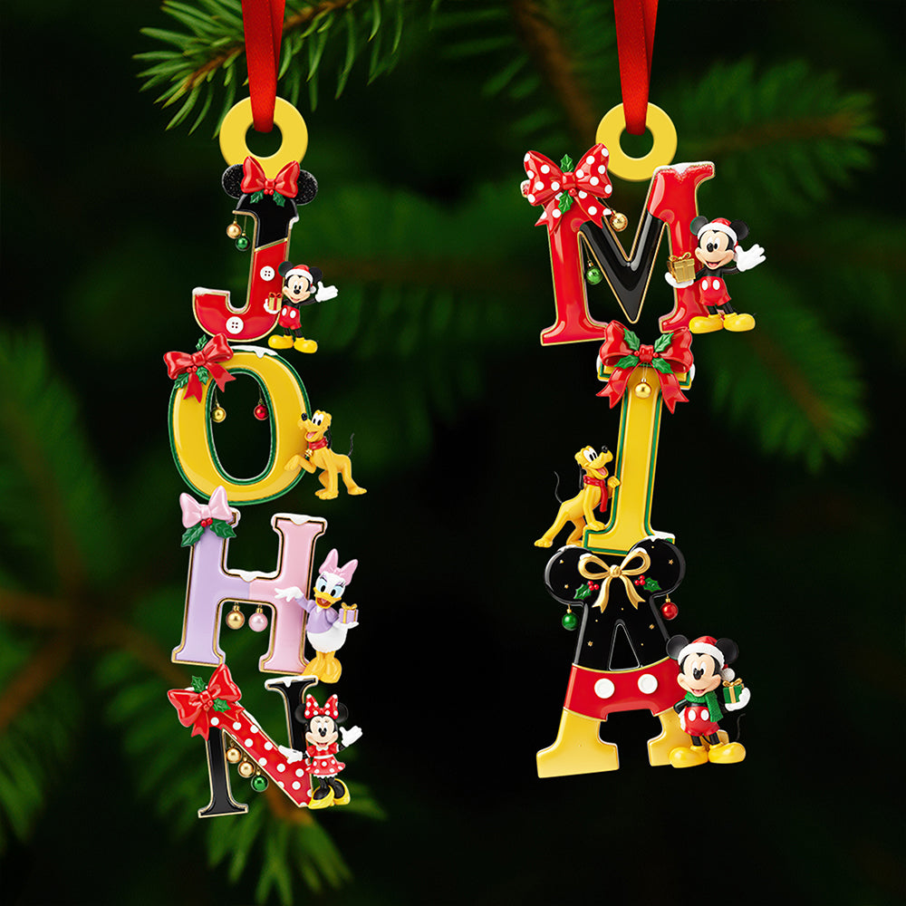 Adorable Alphabet Ornament Personalized Christmas Gifts 01KIDT281025
