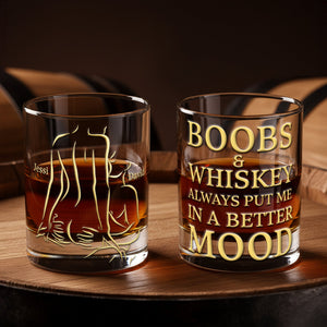 The Best Mood Round Glass - Personalized Gifts For Couples 03NALU221125