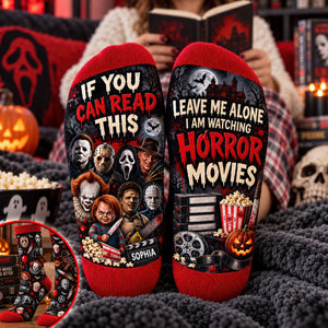 Fright Night Horror Socks - Personalized Gifts For Horror Movie Lovers 07naqn290926