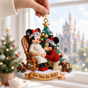 Sweet Expecting Parents Christmas Ornament – Personalized Pregnancy Gift 11PGQN221026