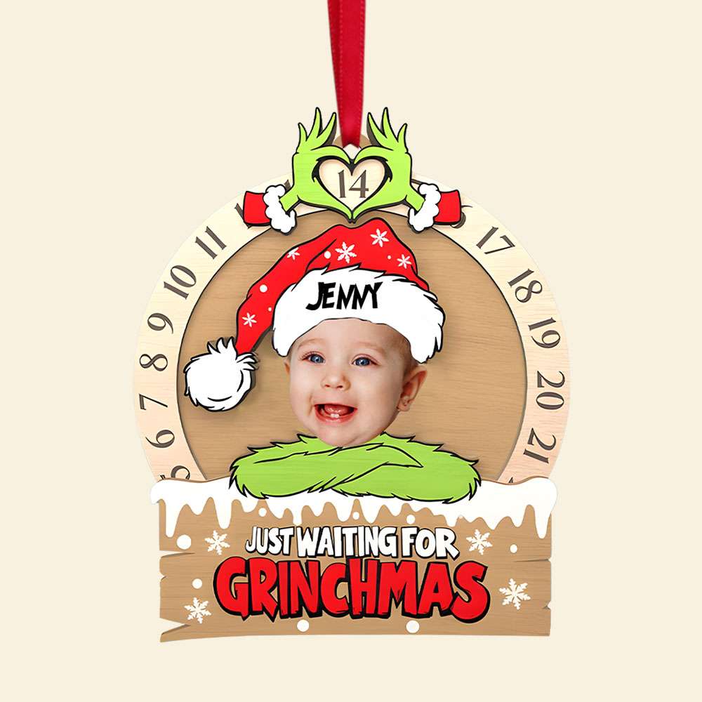 Custom Photo Gifts For Kids Wood Layered Countdown Ornament 02TGMH051024 - Ornament - GoDuckee