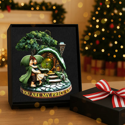 Couple At Fantasy Home Christmas Ornament, Personalized Gifts For Couple 03qhta180925