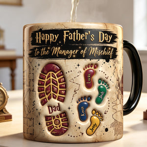 The Best Dad Heat Changing Mug - Personalized Gifts For Dads 02nadt220526
