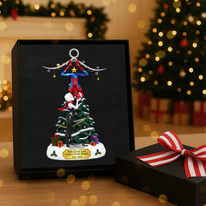 Personalized Gifts For Christmas, Cheeky Kissing Couple Acrylic Ornament 03nata061025