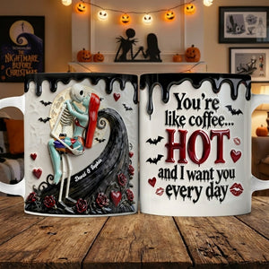 Kissing Couple Accent Mug - Personalized Gifts For Couple 01NATN120126