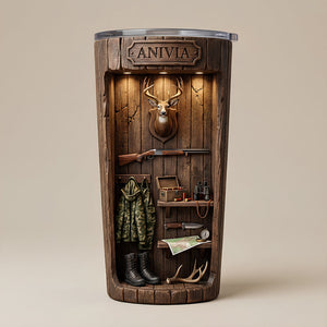 Deer Hunting Tumbler - Personalized Gifts For Hunters 06KIDT301225