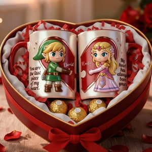 Set Of 2 Coffee Mugs - Lovely Couple - Personalized Coffee Mug Set 02toqn220126