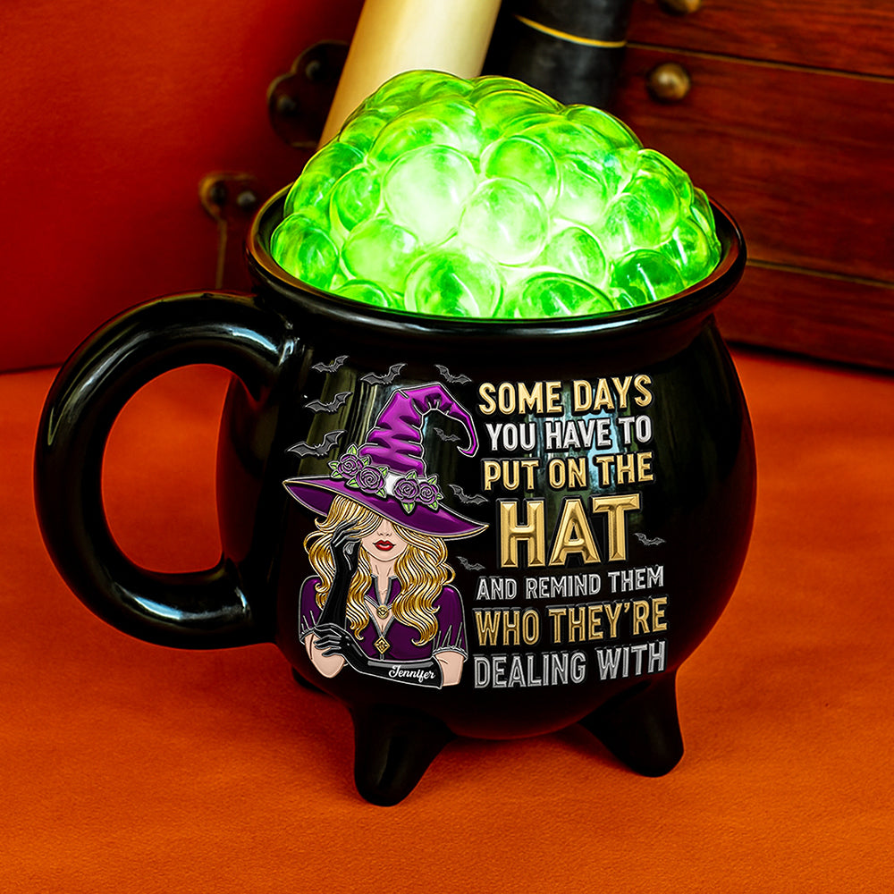 Sassy Witch Cauldron Mug – Personalized Halloween Gifts For Witch Lovers 01ohqn040925