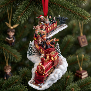 Train Of Spell Acrylic Christmas Ornament, Personalized Gifts For Christmas 04qhlu290926