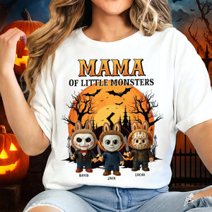 Spooky Monsters Personalized Gifts For Grandma Shirt 03natn160725