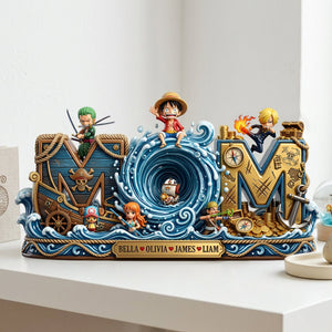 Captain Mom Acrylic Plaque - Personalized Gifts For Mom 04TOLU260326-Homacus