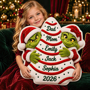 Family Christmas Tree Pillow - Personalized Gifts For Family 05nadt161026
