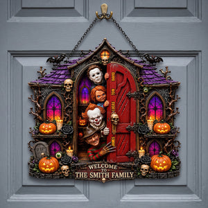 Family Of Frights Acrylic Sign - Personalized Gifts For Family 04TYTN290826