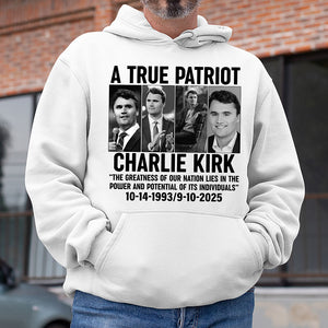 Charlie Kirk Legacy Shirt - A True Patriot 06acqn110925
