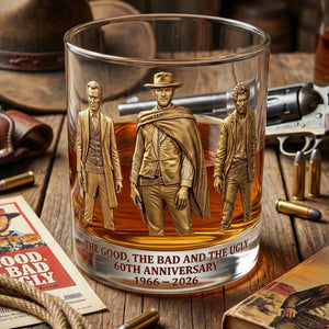 60th Anniversary Western Style Drinking Glass - Personalized Gift For Drinking Lovers 05NALU200126
