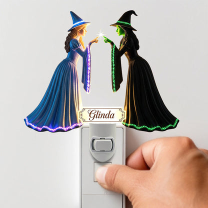 Witch Duo Personalized Halloween Gifts Night Light For Movie Fans 05hytn140825