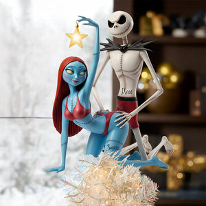 Funny Couple Tree Topper Personalized Gifts For Couple 06OHDT171125