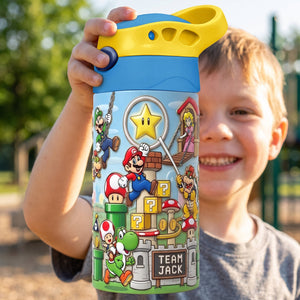 Mushroom Adventure 12oz Colorful Tumbler - Personalized Gifts For Kids 04haqn280726
