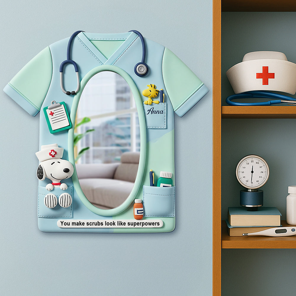 Scrubs Style Mirror – Personalized Gifts For Nurse 03pgqn240725