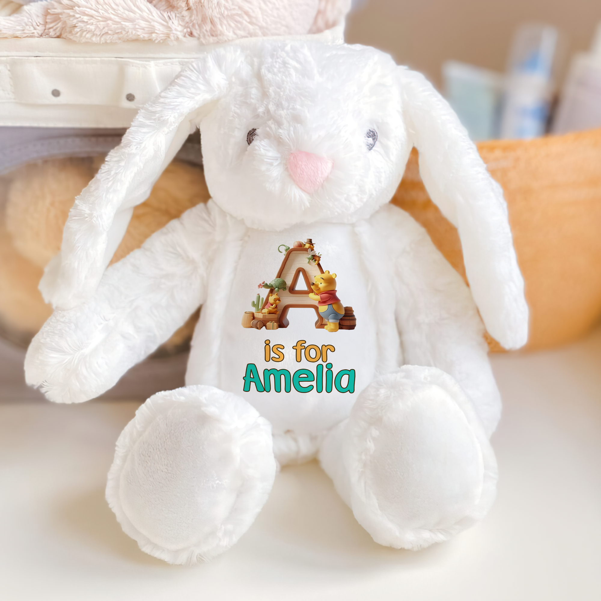 Personalized Gifts For Kids Stuffed Bunny 04kapu180325 - Bunny - GoDuckee