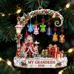 Timeless Christmas Ambience Acrylic Ornament - Personalized Christmas Gifts For Family 01ohdt040926
