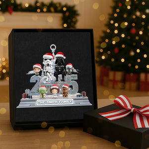 Family Acrylic Christmas Ornament -  Personalized Gifts For Family 01ohta051125