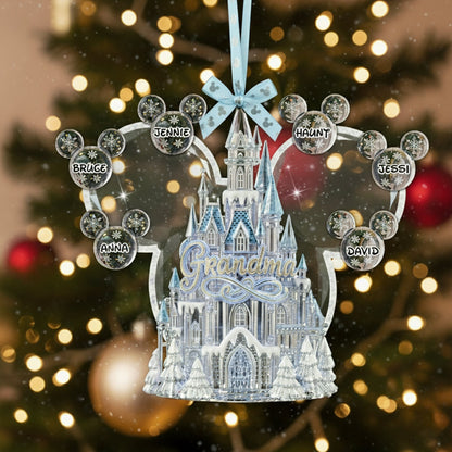 Winter Wonderland Grandma Ornament - Personalized Christmas Gifts For Grandma 05TGLU290825