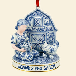 Chicken Farm Acrylic Ornament - Personalized Gifts For Farmers 01NAQN101125