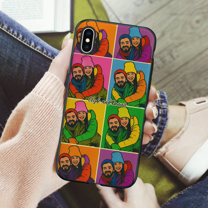 Couple Art Phone Case Personalized Gifts For Couple 02NATA230825