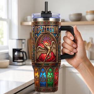 Led Zeppelin Tumbler With Handle - Personalized Gifts 03NATN030726