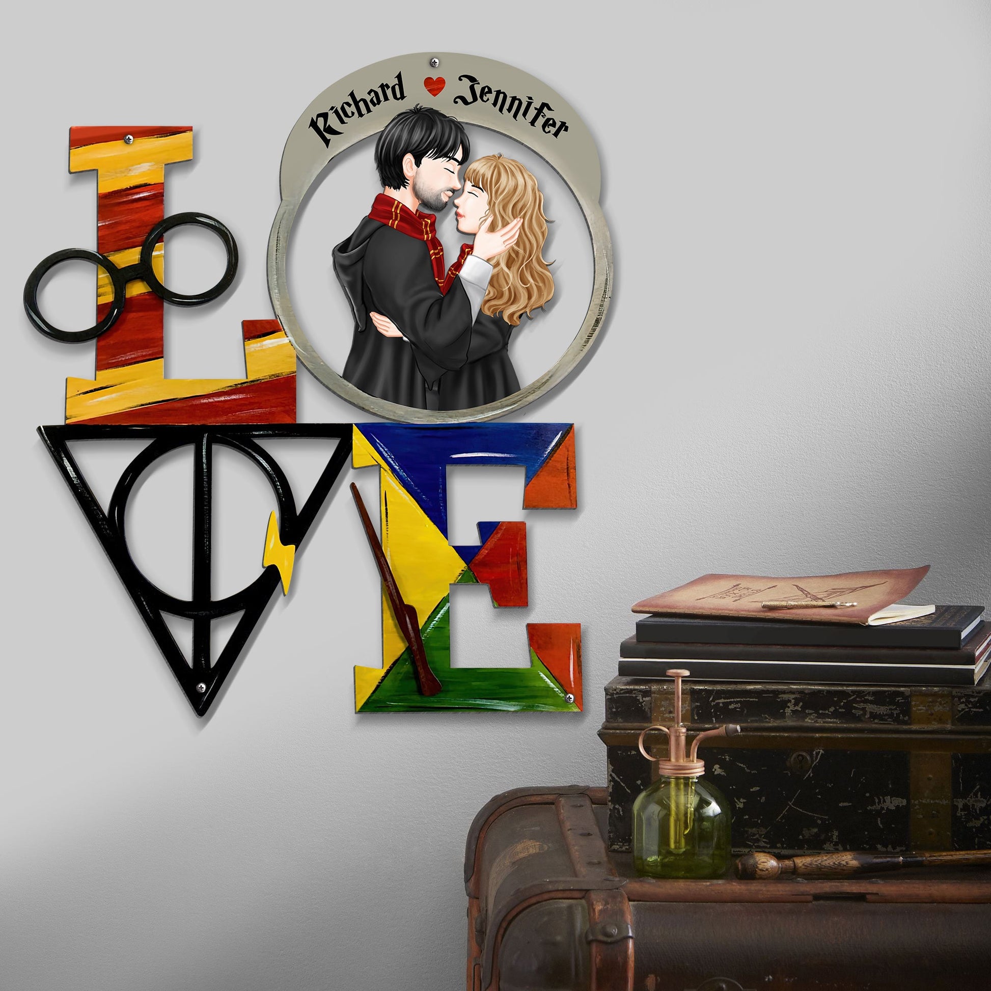Personalized Gifts For Couple Metal Sign 05huqn030624pa-Homacus