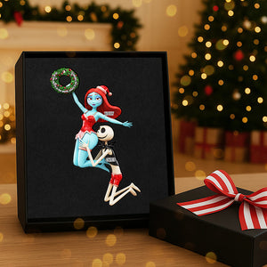 Personalized Gifts For Christmas, Naughty Couple Acrylic Ornament 04ohta061025