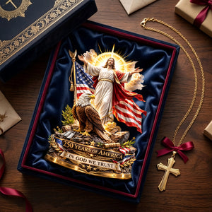 United In Faith 250 Years Anniversary Light Box - Personalized Gift For Christian 03TYLU030326