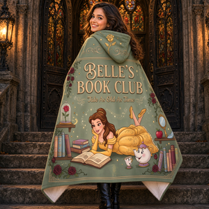 Book Club Wearable Blanket Hoodie - Personalized Gifts For Book Lovers 04NAQN221026