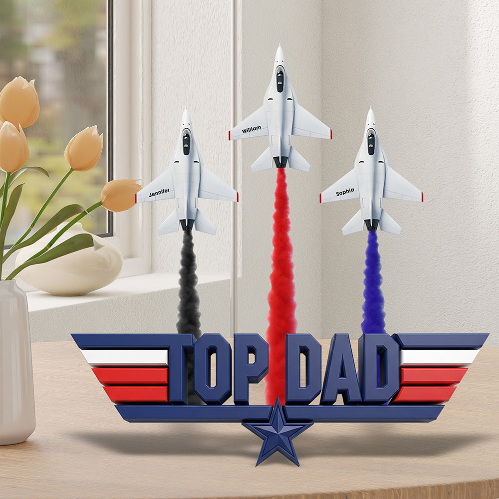 Top Dad Acrylic Plaque - Personalized Gifts For Dad 04ohqn280525-Homacus
