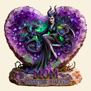 Dark Queen Mom Acrylic Plaque - Personalized Gifts For Moms 04HUDT030426