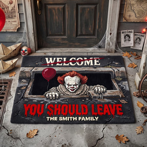 Scary Doormat Halloween - Personalized Gifts For Family 02totn100826