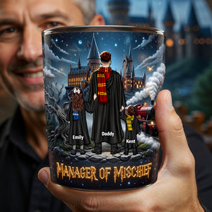 Father And Kids Enchanted Glass Mug Personalized Gifts For Dad 01TYQN260526